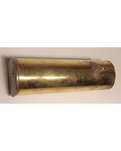 25 pounder brass case presentation marked Royal Indian Army