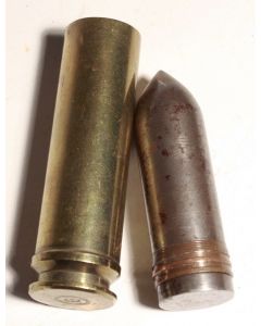 30mm brass case and projectile