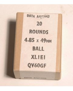 British 4.85mm Experimental ammunition