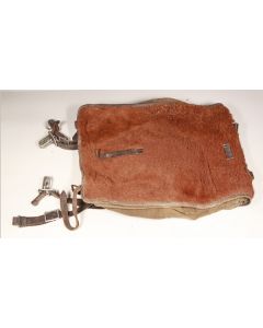 German WWII Fur Backpack with Shoulder Straps