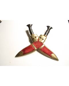 Kukris, Decorative set of 2 Nepalese Kukri knives