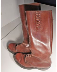 RCMP High Tan Brown dress boots	