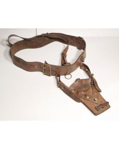 British Army Officer's Sam Browne Belt with sword hanger