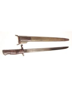US 1917 bayonet Maxim leather belt tab