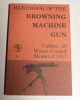 Browning Machine Gun Model 1917 handbook