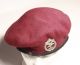 British WWII Army Air Corps Glider Pilot Regiment Maroon beret with badge
