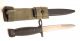 Canadian C7 bayonet with scabbard. 