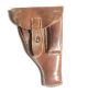 German leather holster for small frame pistol