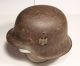 German M42 helmet shell with Wehrmacht decal