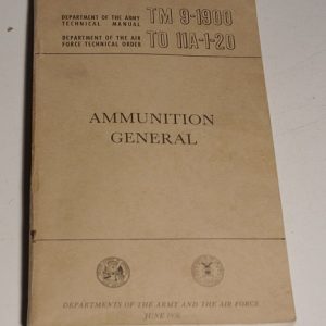 Ammunition General TM 9-1900