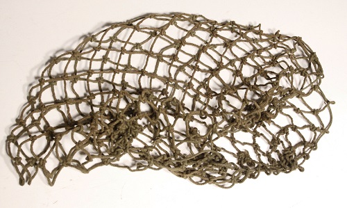Helmet net knotted