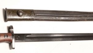 Australian P1907 bayonet double seam scabbard
