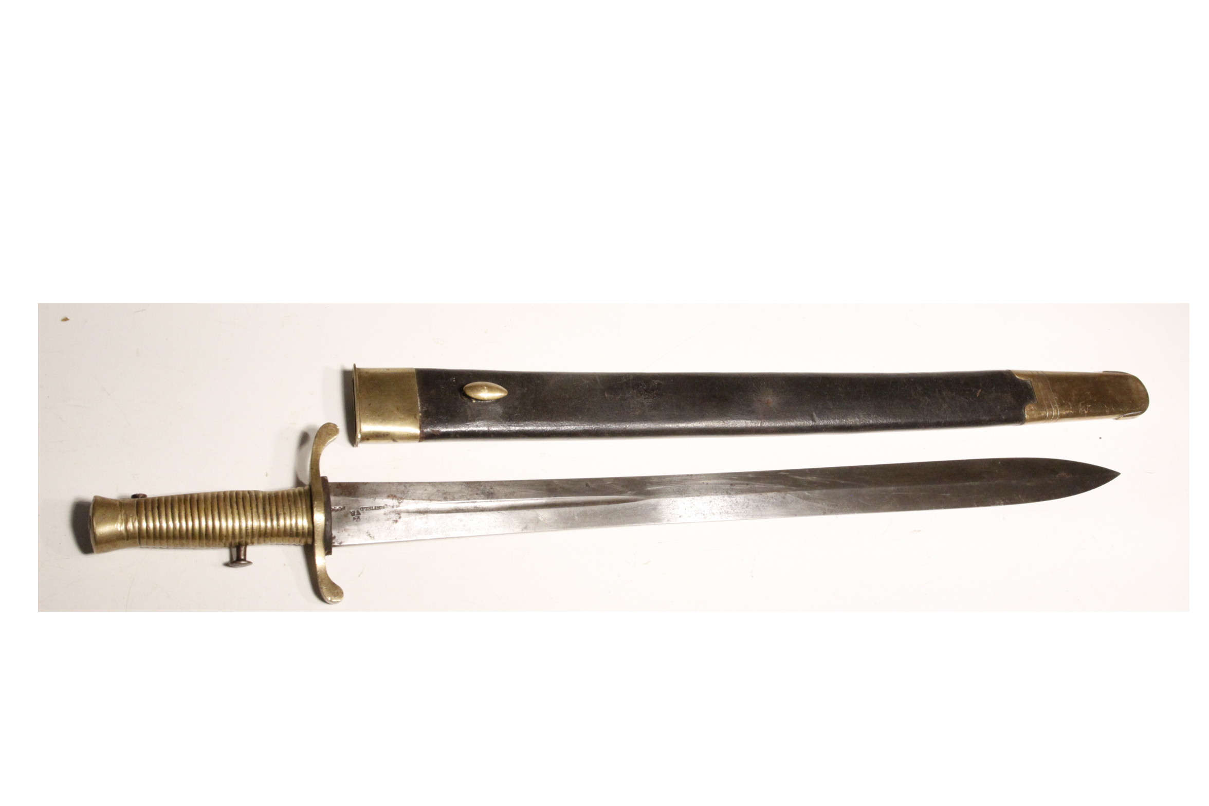 Brunswick 1837 bayonet with scabbard