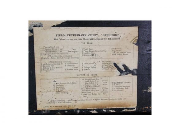 WW1 Officers Veterinary Chest - Image 4