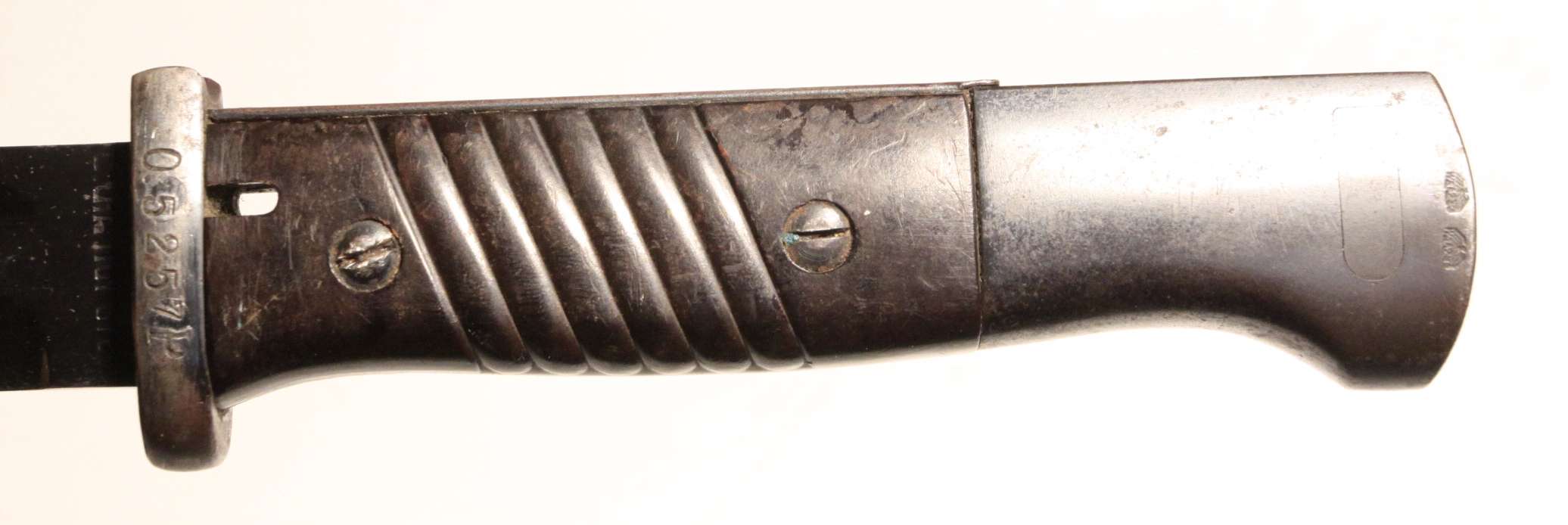 German WWII 1884/98 III bayonet Kriegsmarine marked - Image 2