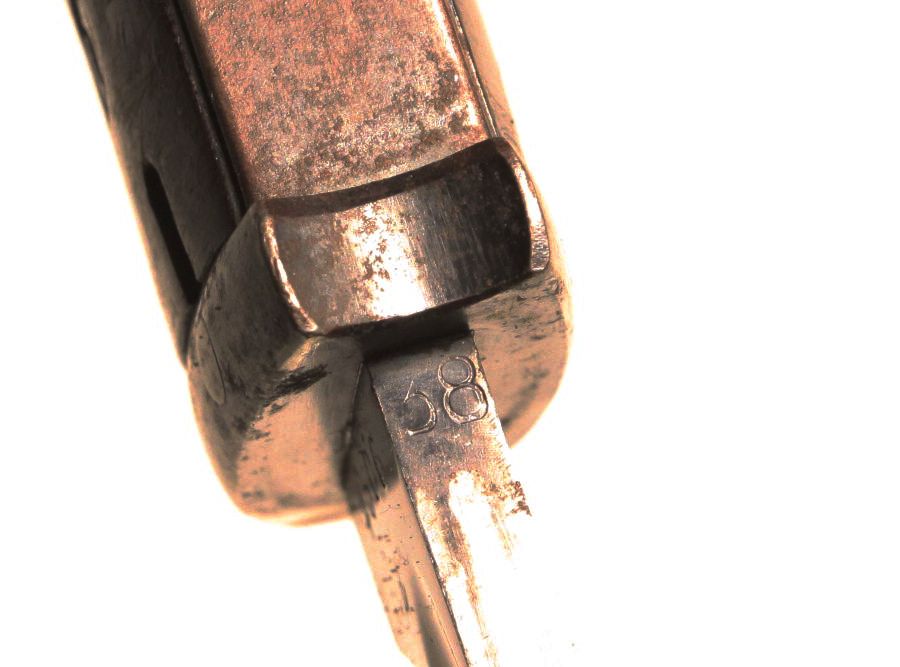 German WWII 1884/98 III bayonet Kriegsmarine marked - Image 5