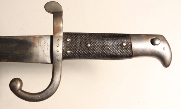 Danish M1867 Remington Rolling Block rifle bayonet - Image 3