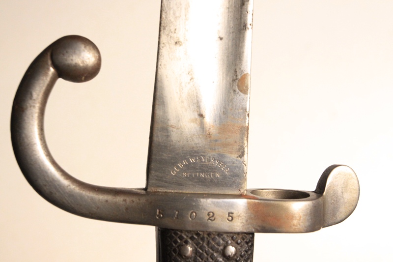 Danish M1867 Remington Rolling Block rifle bayonet - Image 4