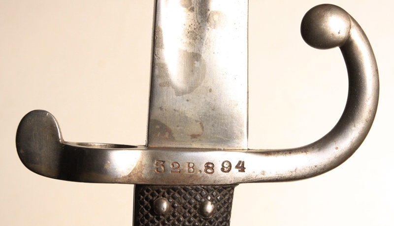 Danish M1867 Remington Rolling Block rifle bayonet - Image 5