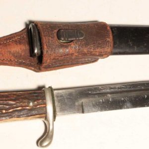 German dress bayonet staghorn grip