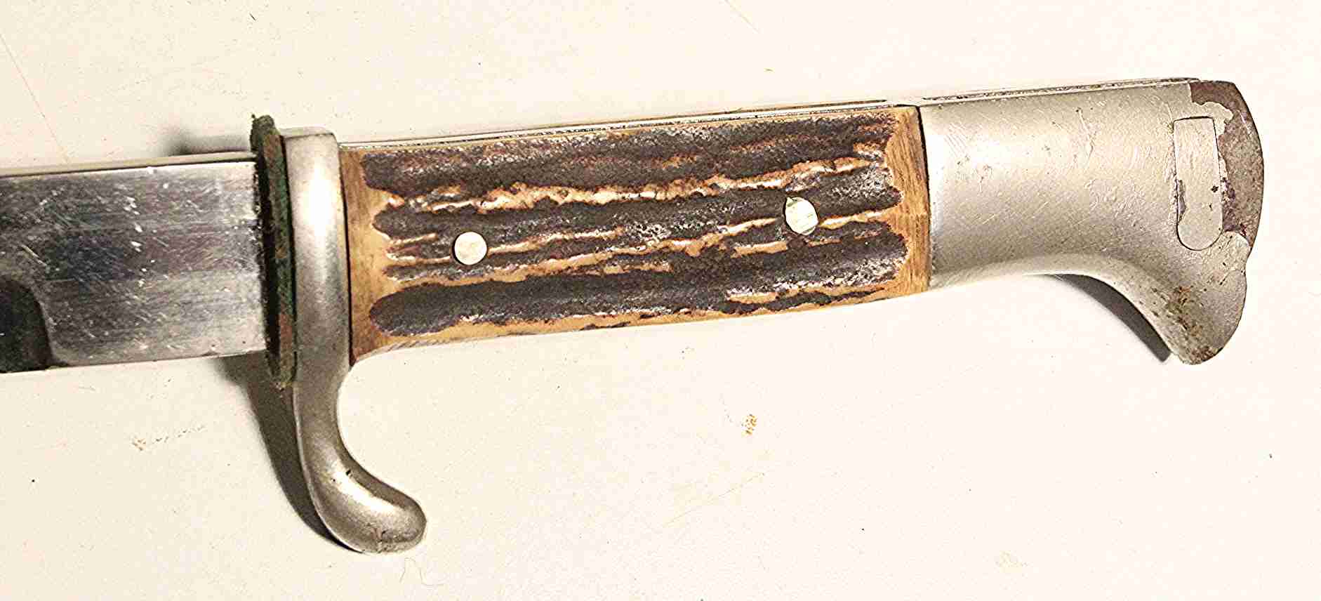 German dress bayonet staghorn grip - Image 3
