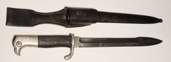 Imperial German KS98 dress bayonet sawback removed