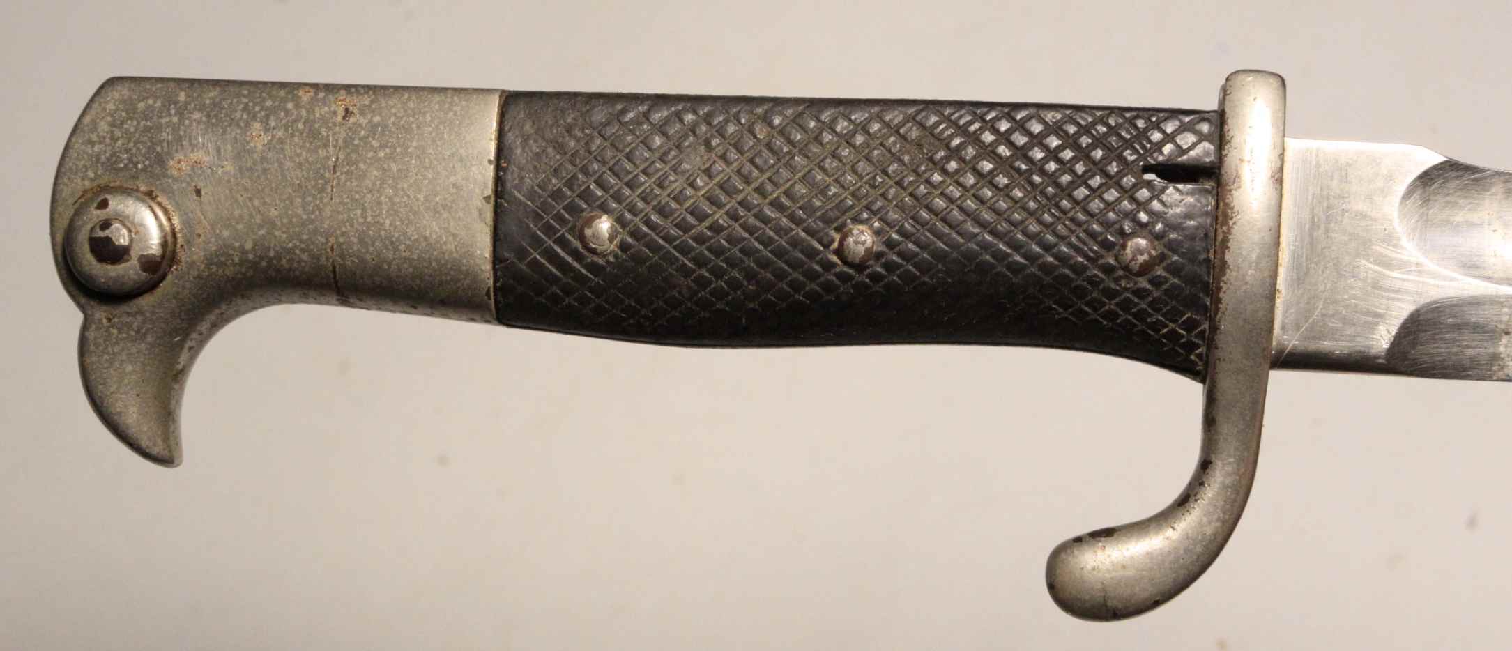 Imperial German KS98 dress bayonet sawback removed - Image 2