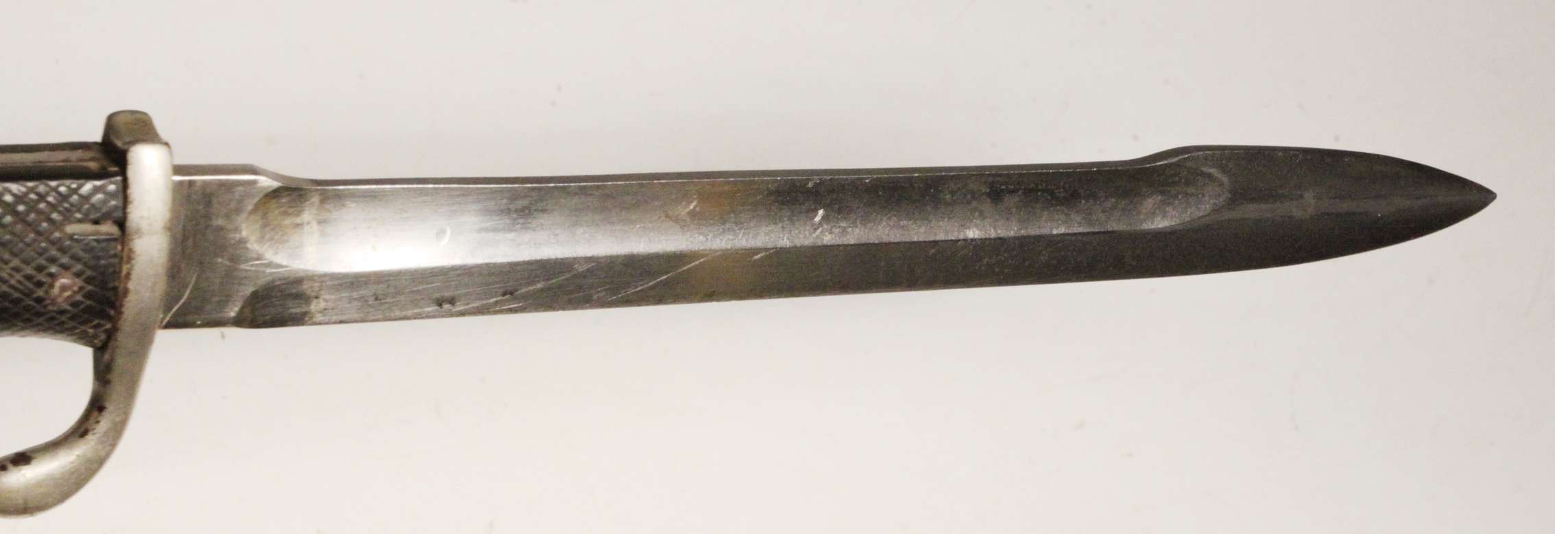 Imperial German KS98 dress bayonet sawback removed - Image 5