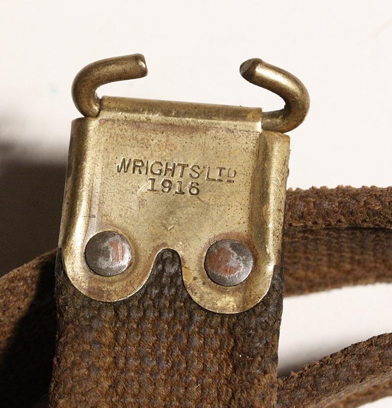 Lee Enfield web sling NZ 1916 dated - Image 3