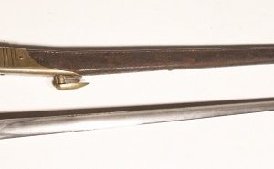Martini Henry Model 1876 socket bayonet with scabbard