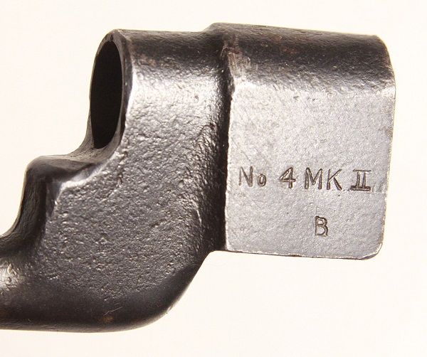 Lee Enfield No. 4 MKII bayonet Long Branch (LB) with Mk 3 plastic scabbard - Image 2