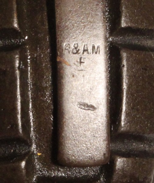 No. 36 Grenade British maker MF - Image 4