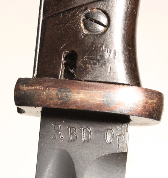 German 1884/98 III bayonet RBD marked - Image 4