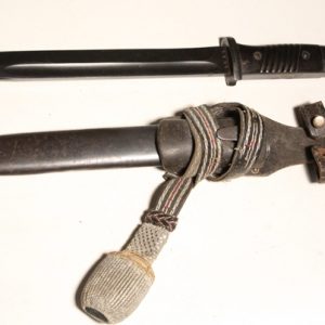 German 1884/98 III bayonet with frog and troddel