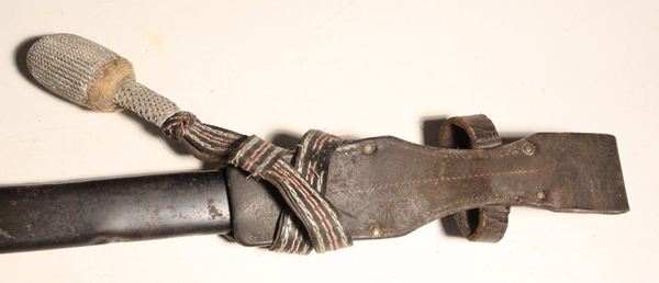 German 1884/98 III bayonet with frog and troddel - Image 10
