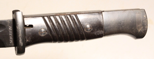 German 1884/98 III bayonet with frog and troddel - Image 3