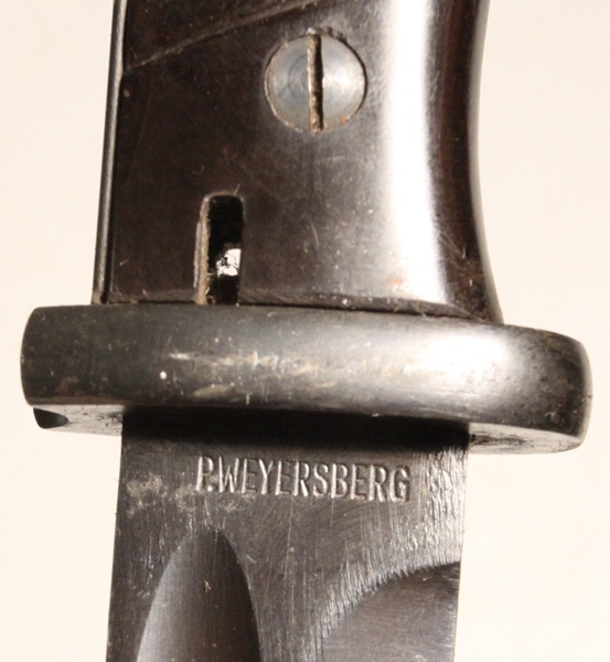 German 1884/98 III bayonet with frog and troddel - Image 4