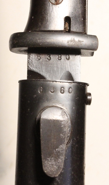 German 1884/98 III bayonet with frog and troddel - Image 7
