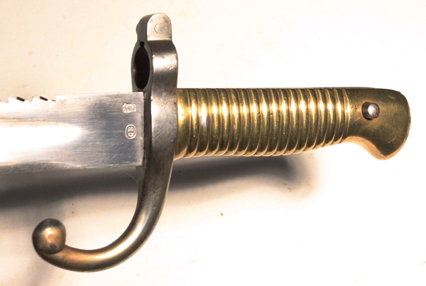 Belgian Model 1880 sawback bayonet - Image 3