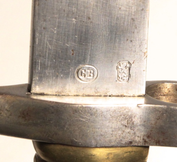 Belgian Model 1880 sawback bayonet - Image 5