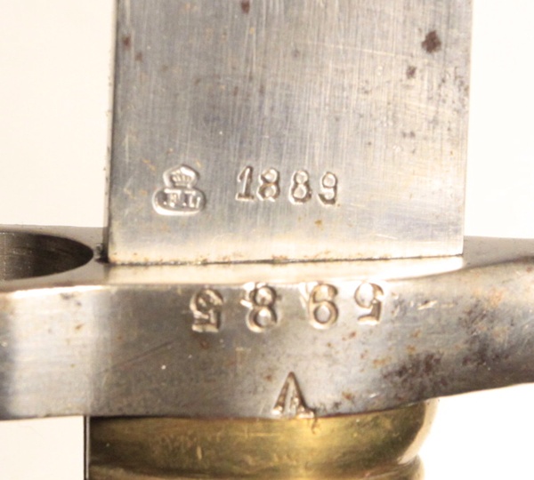 Belgian Model 1880 sawback bayonet - Image 6