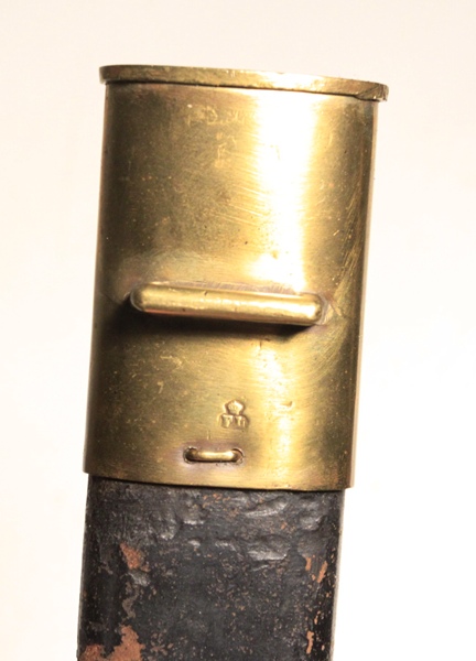 Belgian Model 1880 sawback bayonet - Image 9