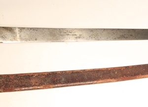 British 1780 Naval Cutlass with scabbard