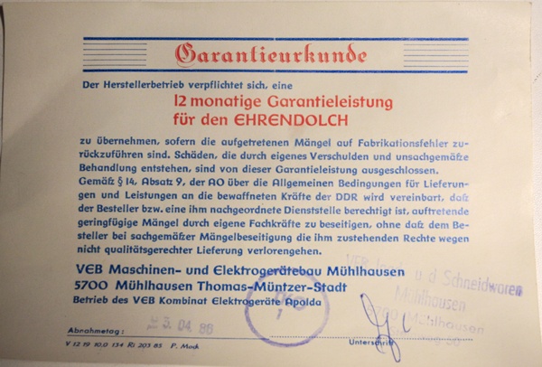 East German (DDR) Border Guard officer's dagger in fitted case - Image 7