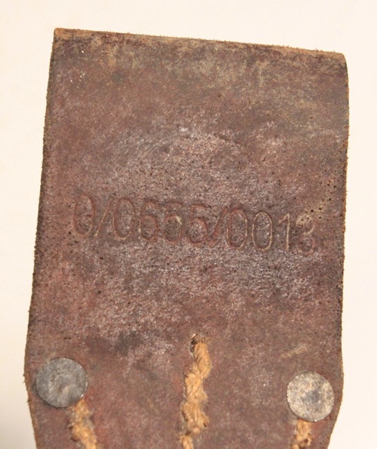 German WWII 98k bayonet frog marked - Image 3