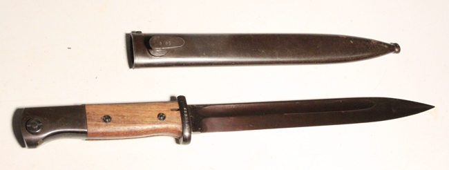 Portugese M/937 bayonet for Kar 98k rifle