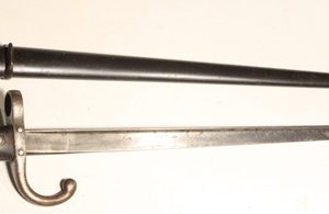 Romanian Model 1879 T-back bayonet Steyr
