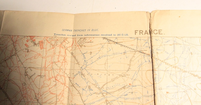 Trench map WW1 France - Image 2
