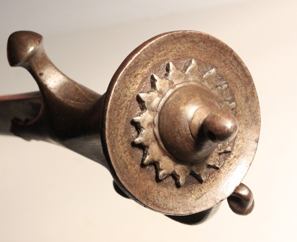 Indian Tulwar curved sword with relic scabbard - Image 3