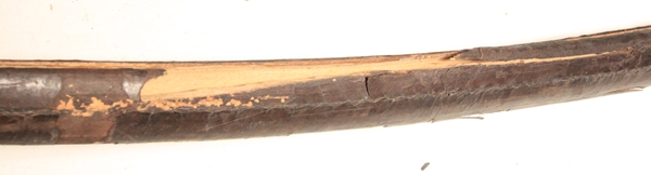 Indian Tulwar curved sword with relic scabbard - Image 9